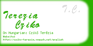 terezia cziko business card